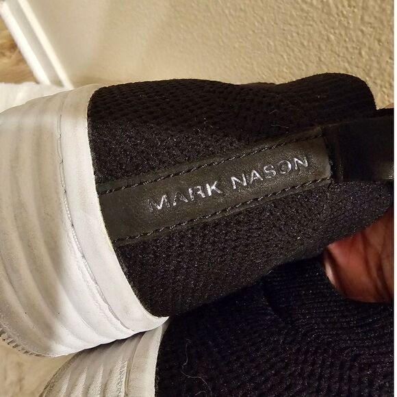 Mark Nason Black Slip On Men's Sneakers Size 10.5 - Picture 8 of 10